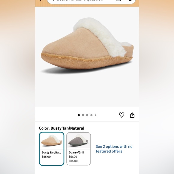 Sorel Women's Cozy Tan and Cream Slippers - Picture 9 of 12